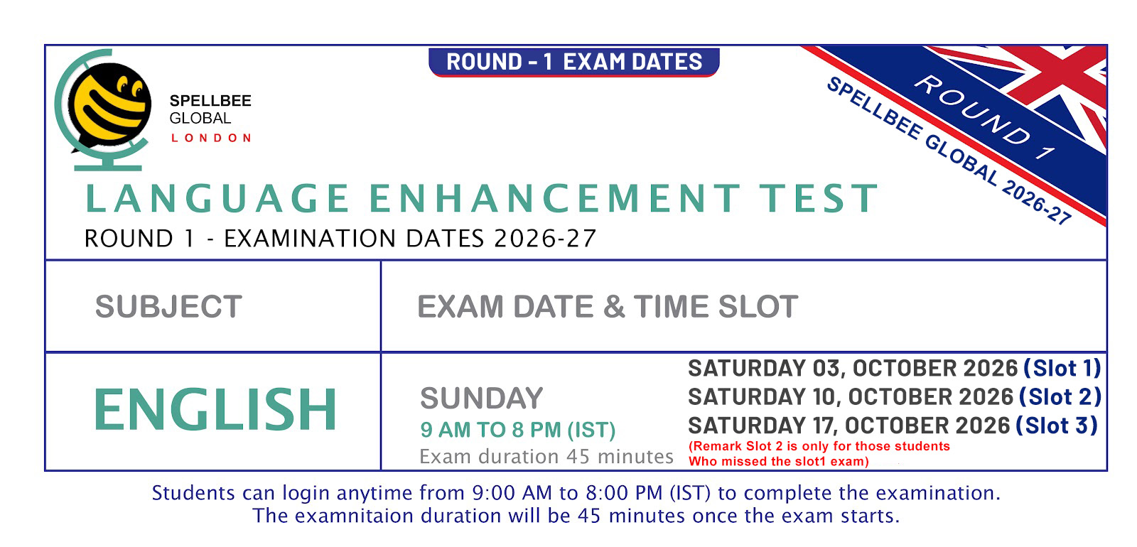 Exam Banner